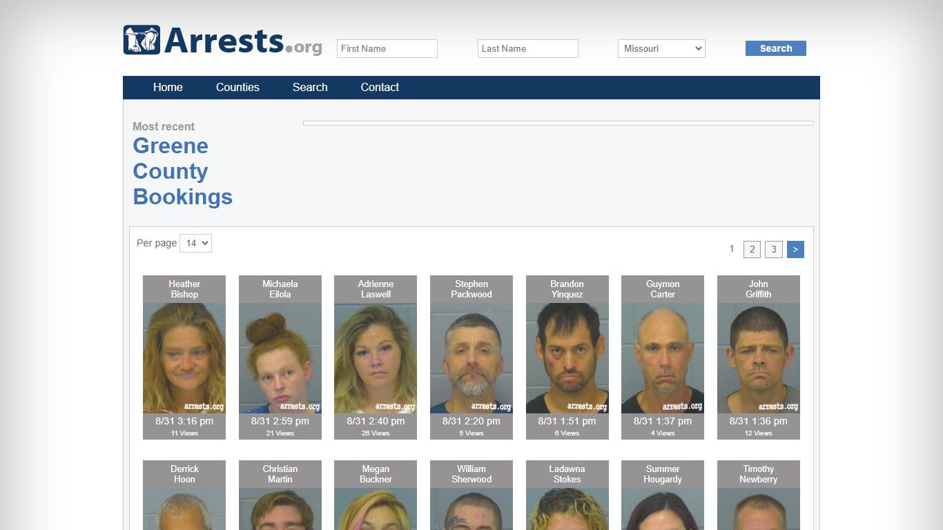 Greene County Arrests and Inmate Search